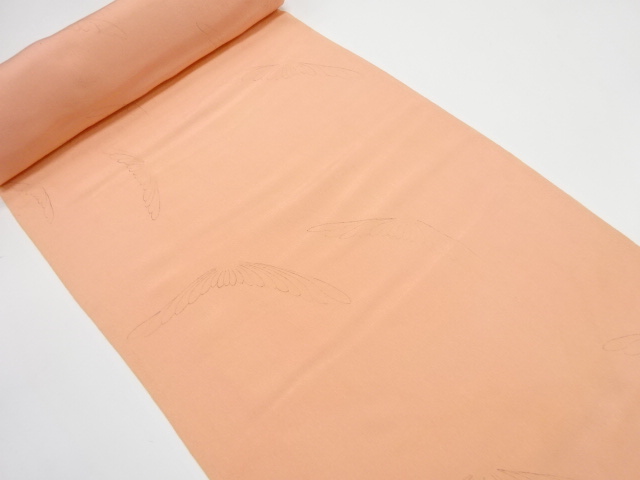 JAPANESE KIMONO / ANTIQUE ARAIHARI FOR HAORI / SILK / KIKU